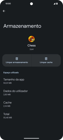 Prima Limpar cache.