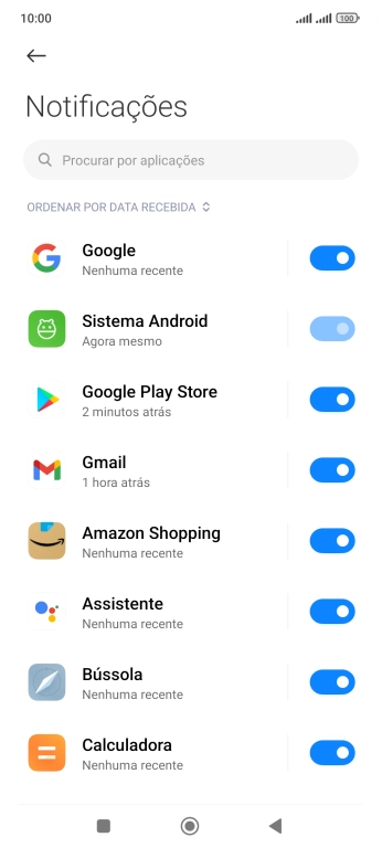 Prima a app pretendida.