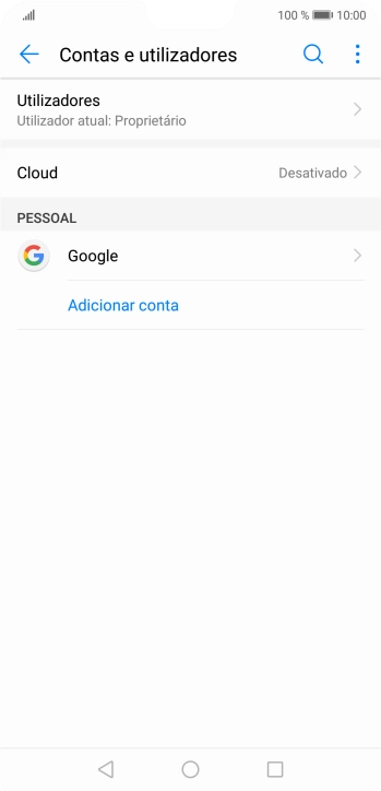 Prima a tecla de início para terminar e voltar ao ecrã inicial.