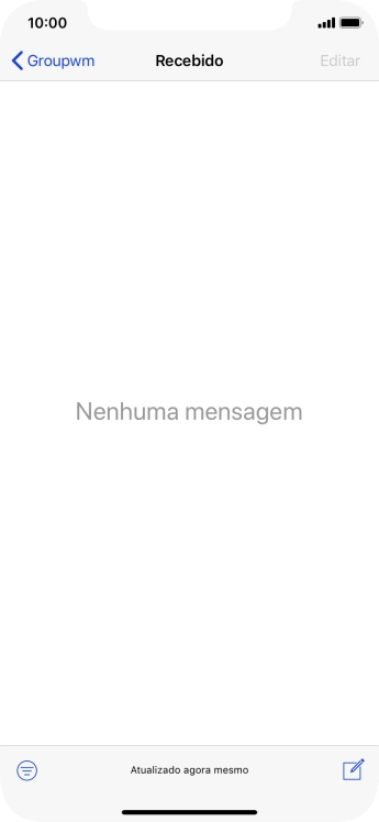 Prima a seta para a esquerda.