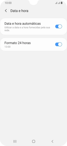 Prima a tecla de início para terminar e voltar ao ecrã inicial.