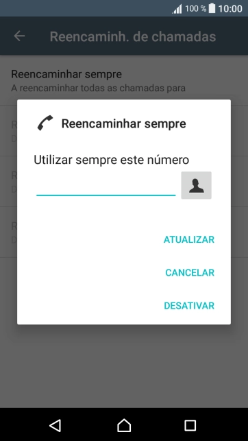 Prima DESATIVAR.