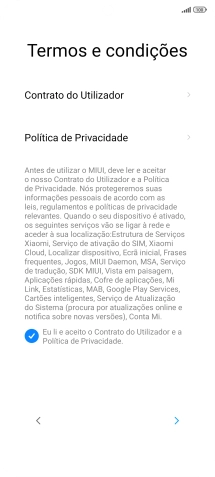Prima a seta para a direita.