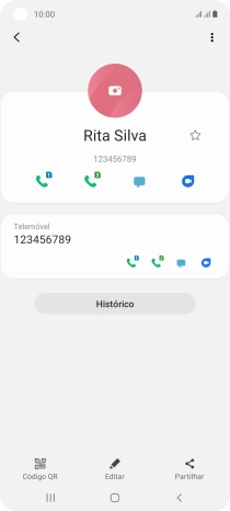 Prima a tecla de início para terminar e voltar ao ecrã inicial.