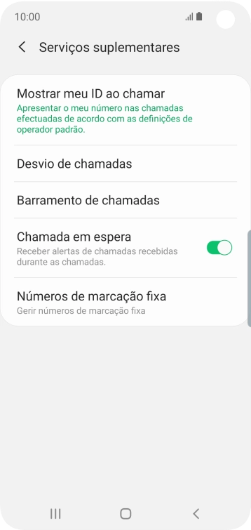 Prima Números de marcação fixa.