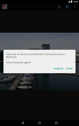 Se o Bluetooth estiver desativado, prima ATIVAR para ativá-lo.