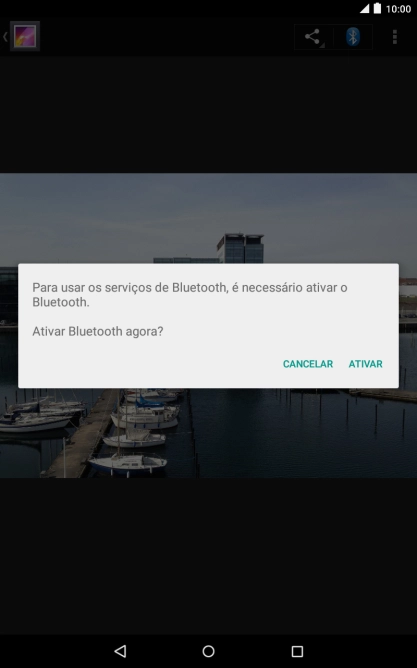 Se o Bluetooth estiver desativado, prima ATIVAR para ativá-lo.