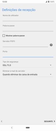 Prima a lista suspensa sob 