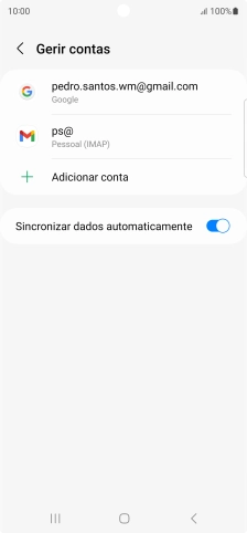 Prima a tecla de início para terminar e voltar ao ecrã inicial.