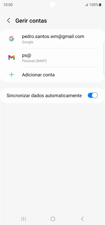 Prima a tecla de início para terminar e voltar ao ecrã inicial.