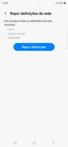 Prima Repor definições.