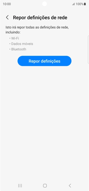 Prima Repor definições.