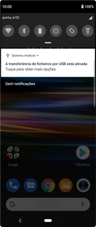 Prima Toque para obter mais opções.