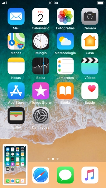 Para modificar a captura de ecrã prima a captura de ecrã e siga as indicações no ecrã para efetuar as modificações pretendidas.