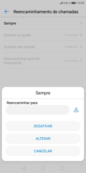 Prima DESATIVAR.