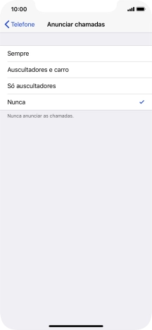 Prima Sempre para ativar a função sempre que o perfil silencioso está desativado.