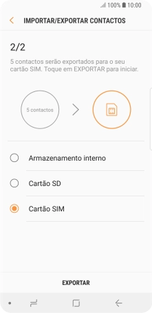 Prima EXPORTAR.