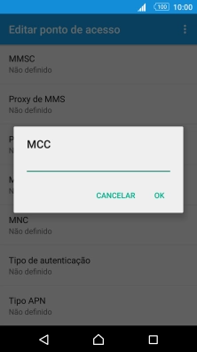 Introduza 268 e prima OK.