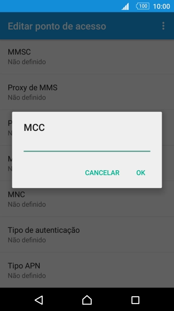 Introduza 268 e prima OK.