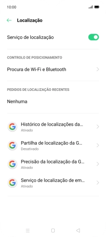 Prima Precisão da localização da G ....