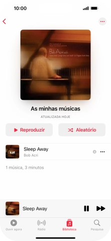 Prima o título da música.