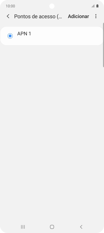 Prima Adicionar.