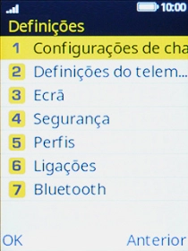 Escolha Ligações.