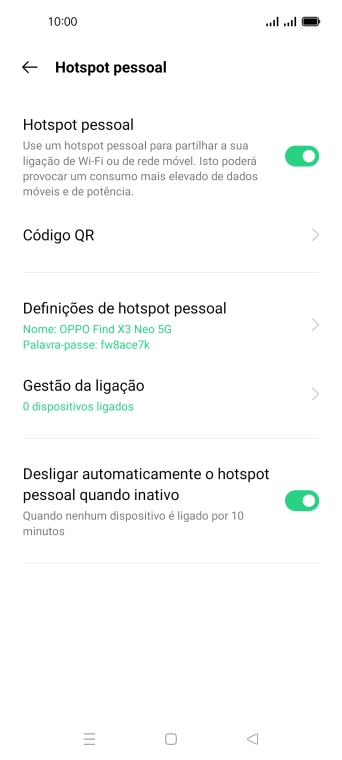 Prima a tecla de início para terminar e voltar ao ecrã inicial.