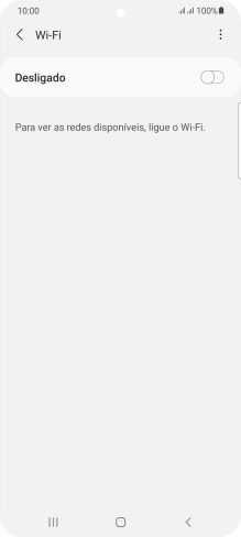 Prima o indicador para ativar a função.