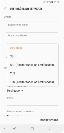 Prima SSL para ativar a função.
