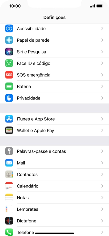 Prima Palavras-passe e contas.