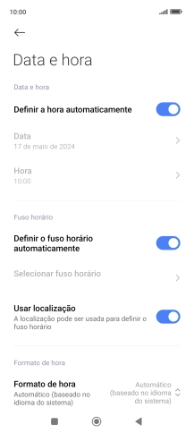 Prima a tecla de início para terminar e voltar ao ecrã inicial.