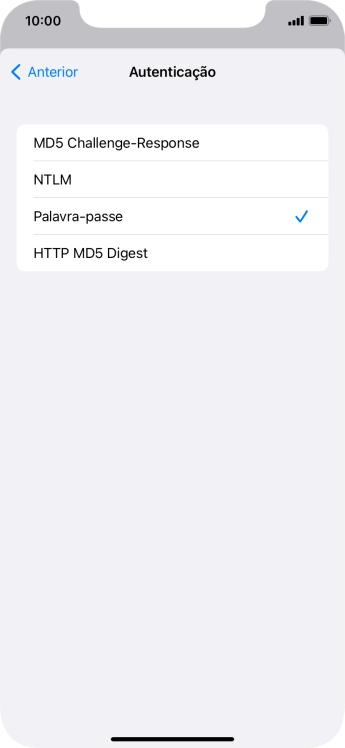 Prima Palavra-passe.