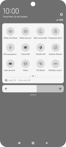 Prima Poupança de bateria para ativar a função.