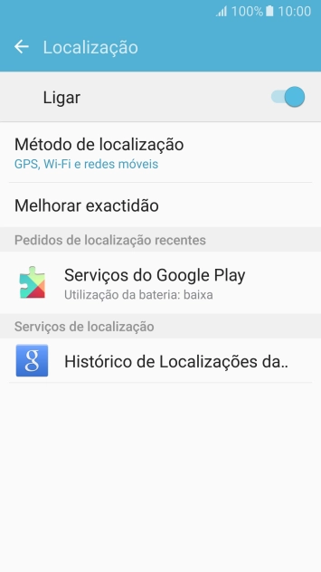Prima Método de localização.