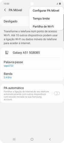 Prima Configurar PA Móvel.
