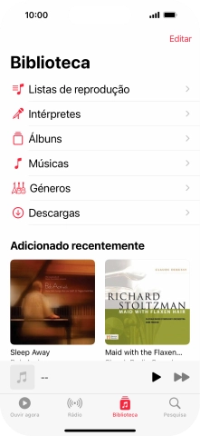 Prima Listas de reprodução.