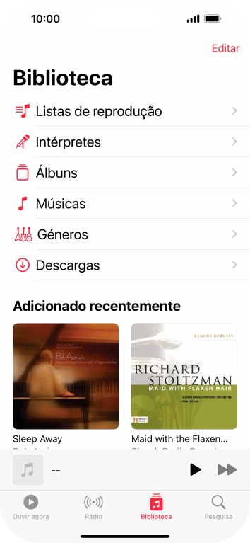 Prima Listas de reprodução.