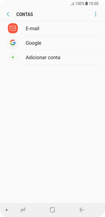 Prima a tecla de início para voltar ao ecrã inicial.