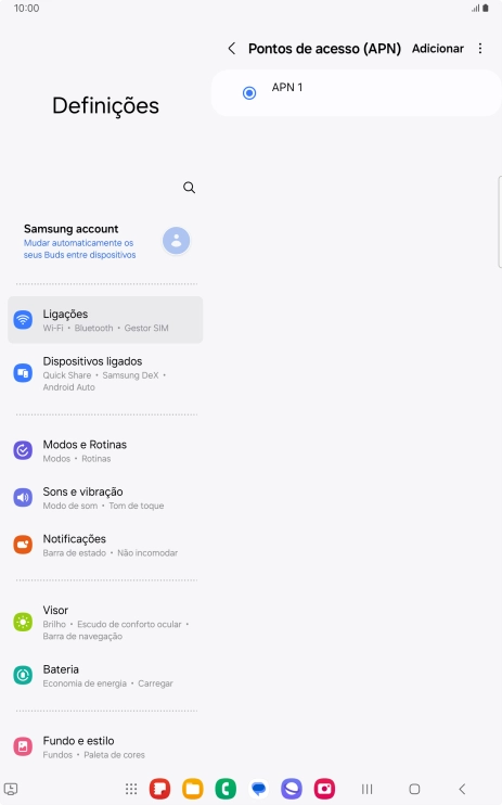 Prima Adicionar.