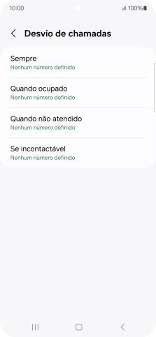 Prima a tecla de início para terminar e voltar ao ecrã inicial.