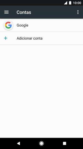 Prima a conta pretendida.