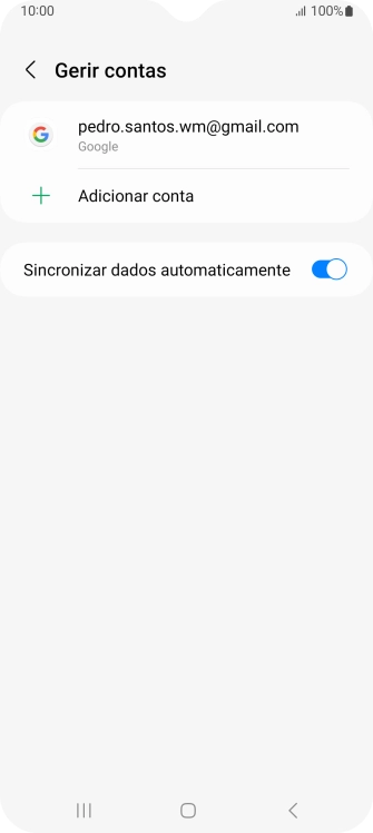 Prima a tecla de início para terminar e voltar ao ecrã inicial.