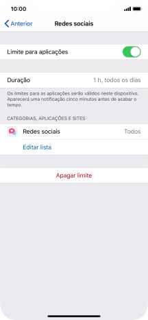 Prima Apagar limite.