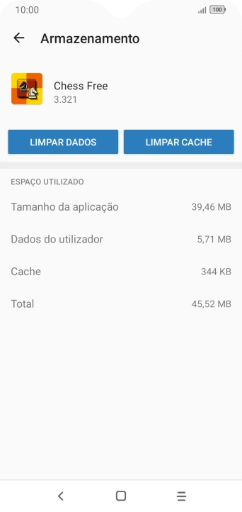 Prima LIMPAR CACHE.