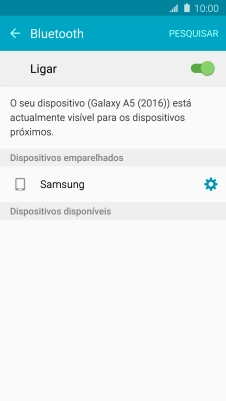 Prima a tecla de início para terminar e voltar ao ecrã inicial.