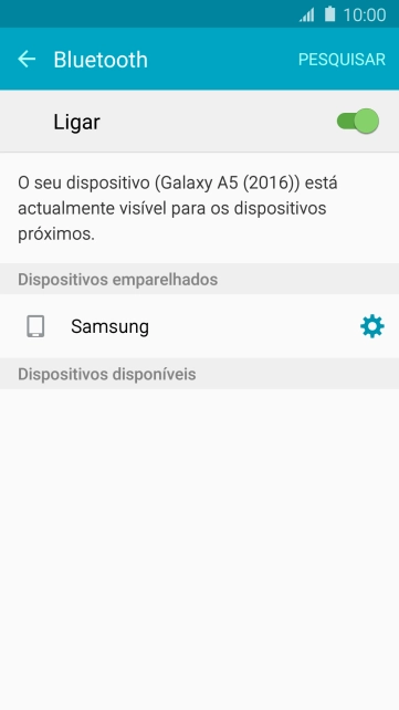 Prima a tecla de início para terminar e voltar ao ecrã inicial.