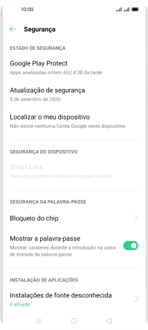 Prima Bloqueio do chip.