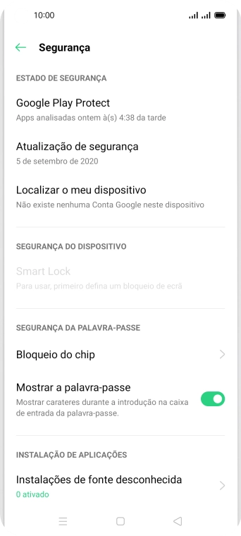 Prima Bloqueio do chip.