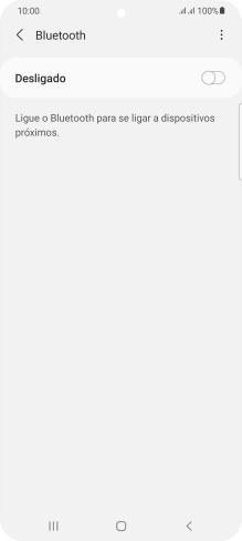 Prima o indicador para ativar a função.